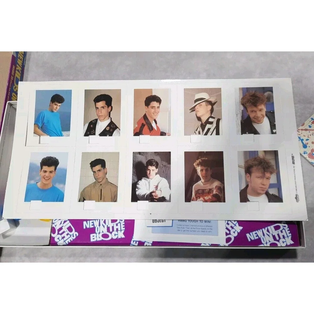 New Kids On The Block Vintage Milton Bradley Board Game - Cards Not Punched Out